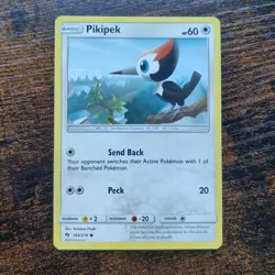 Pikipek 164/214 - NM SM Lost Thunder - Pokemon 2018 Common TCG Card - Image 1