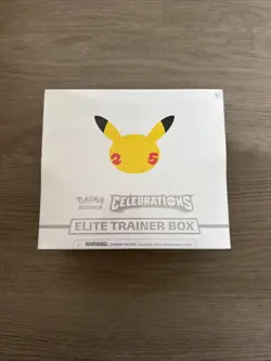 New Pokemon Celebrations Elite Trainer Box ETB 25th Anniversary Sealed - Image 1