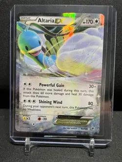 Altaria EX 83/124 Ultra Rare Pokemon 2016 Fates Collide NM - Image 1