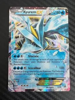 Pokemon TCG Kyurem-EX Ancient Origins 25/98 Holo Holo Rare EX VLP - Image 1