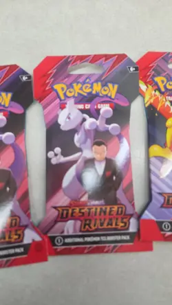 Pokemon Scarlet and Violet Destined Rivals Sleeved Booster Packs LOT OF 5 - Image 3