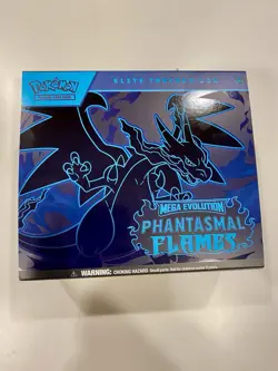 Pokemon Mega Evolution Phantasmal Flames Elite Trainer Box ETB Promo No Packs - Image 1
