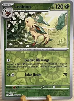 Leafeon 5/131 - Reverse Holo Rare - Prismatic Evolutions - Pokemon TCG - NM+ - Image 1