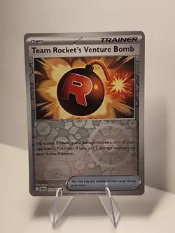 Team Rocket's Venture Bomb 179/182 Destined Rivals Reverse Holo Pokemon TCG NM - Image 1