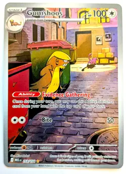 Pokemon Mega Evolution Illustration Rare #153 Gumshoos - Image 1
