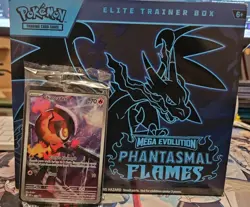 OPENED Pokemon Phantasmal Flames Elite Trainer Box ETB w/ SEALED PROMO - Image 1