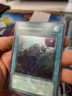 Yugioh! Psychokinesis CSOC-EN056 Ultimate Rare 1st Edition *NM Misprint Crimp - Image 2