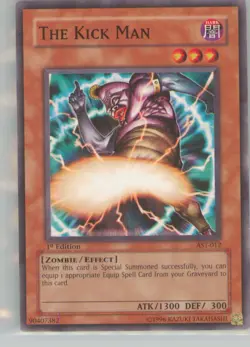 Yu-Gi-Oh Ancient Sanctuary The Kick Man #AST-012 Near Mint or Better 1st ED - Image 1