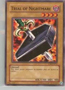 Yu-Gi-Oh! LOB Trial of Nightmare LOB-EN012 Near Mint or Better - Image 1