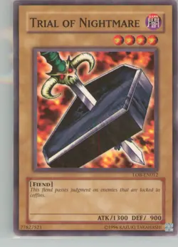 Yu-Gi-Oh! LOB Trial of Nightmare LOB-EN012 Near Mint or Better - Image 1