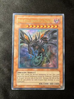 Yu-Gi-Oh! TCG Red-Eyes Darkness Dragon Structure Deck SD1-EN001 Unlimited Ultra - Image 1