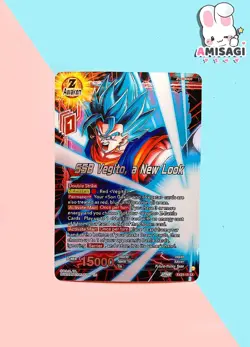 Dragon Ball Trading Card - SSB Vegito, a New Look EX21-19 EX Foil Karte TCG - Image 1