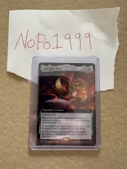 MTG THE ONE RING EXTENDED ART 0380 LORD OF THE RINGS LTR NM - Image 1