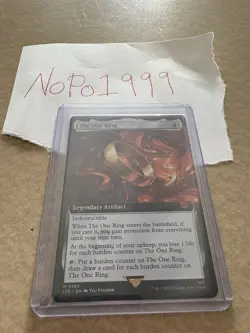 MTG THE ONE RING EXTENDED ART 0380 LORD OF THE RINGS LTR NM - Image 2