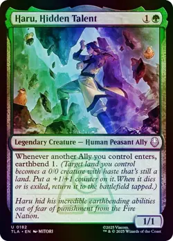 Haru, Hidden Talent Avatar: The Last Airbender NM MTG Foil - Image 1