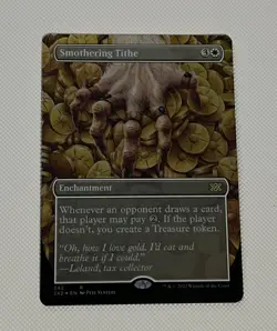 Smothering Tithe NM Borderless Foil Double Masters 2022 Magic MTG Unplayed - Image 1