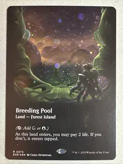 MTG / Breeding Pool / EOE / #373 / GALAXY FOIL (Borderless) / Rare / NM - Image 1
