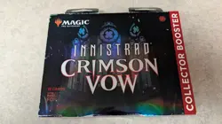 MTG Innistrad Crimson Vow COLLECTOR BOOSTER Pack Sealed 15 Cards Dracula Series - Image 1