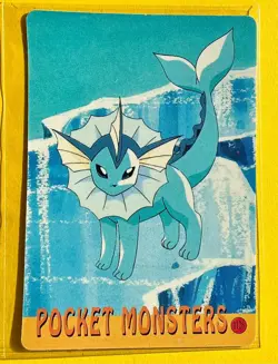 ASH & PIKACHU Pokemon Pocket Monsters Japanese Vending Prism Sticker Holo LP - Image 2