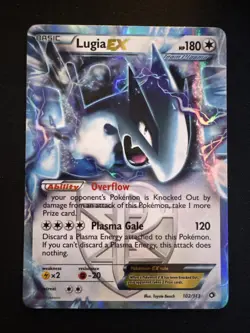 Pokemon TCG Lugia EX 102/113 Legendary Treasures 2013 Team Plasma Holo Card - Image 1