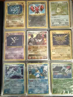Vintage Pokemon Card Binder Collection Lot - 108 Cards - Holo WOTC Pikachu Eevee - Image 1