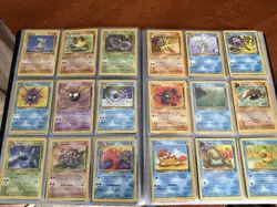 Vintage Pokemon Card Binder Collection Lot - 108 Cards - Holo WOTC Pikachu Eevee - Image 4