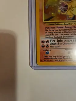 Pokemon TCG Charizard Base Set Holo Unlimited Rare Card 4/102 - Image 5