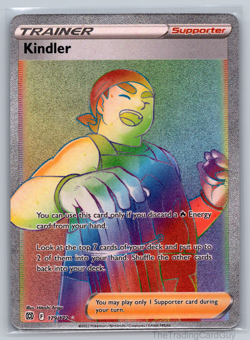 Pokemon TCG Kindler 179/172 Brilliant Stars Secret Rare Rainbow Full Art NM - Image 1