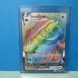 Pokemon TCG Drednaw VMAX 075/073 Champion’s Path Rainbow Secret Rare NM - Image 1