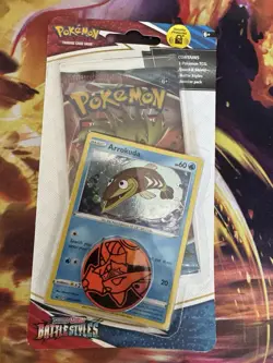 Pokemon TCG Battle Styles Single Blister Pack - Arrokudo Promo - Sealed - Image 1