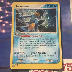 2003 Pokemon EX #13 Swampert Holo Foil Ruby & Sapphire, 13/109, NM-MT - Image 1