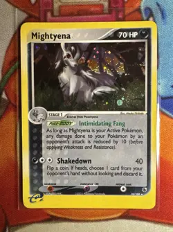 Pokemon TCG Mightyena 10/109 EX Ruby & Sapphire Holo Rare E-Reader - NM/LP 💫 - Image 2