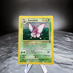 Venomoth 13/64 Holo Rare Jungle Set Pokemon Card TCG WOTC 1999 Unlimited LP - Image 1