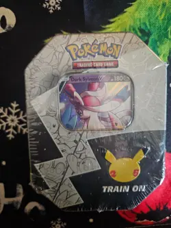 Pokemon TCG Celebrations 25th Anniversary Tin Factory Sealed Dark Sylveon V - Image 1