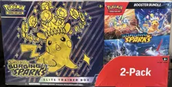 Pokemon TCG: Scarlet & Violet Surging Sparks Elite Trainer Box & Booster Bundle - Image 1