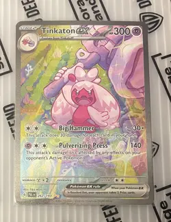 Pokemon TCG Tinkaton ex 262/193 Paldea Evolved Holo Special Illustration Rare - Image 1
