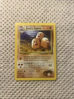 2000 Pokemon Brock's Dugtrio 22/132 Gym Challenge Regular - Image 1