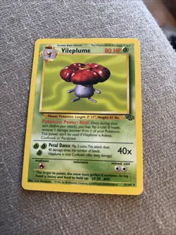 Vileplume 31/64 Jungle Unlimited Non-Holo Rare 1st edition, LP Pokemon #gin300 - Image 1