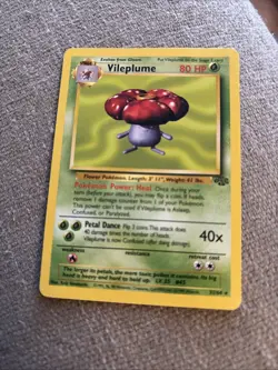 Vileplume 31/64 Jungle Unlimited Non-Holo Rare 1st edition, LP Pokemon #gin300 - Image 2