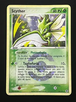 Scyther 29/112 Reverse Holo EX RossoFuoco & VerdeFoglia - Carta Pokemon Italiano - Image 1