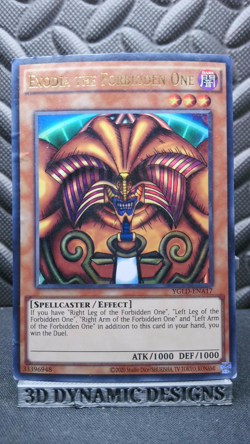 | Yugioh Exodia the Forbidden One YGLD-ENA17 Ultra Rare HP ?? | - Image 1