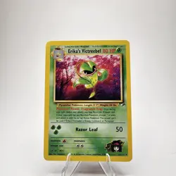 Erika's Victreebel 26/132 Gym Heroes Rare WOTC Pokemon Card non Holo LP - Image 1