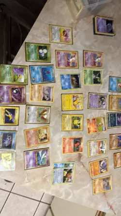 Vintage Pokemon Card Lot Of Over 150 Cards US And Japanese Fossil And More - Image 2