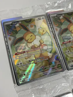 10 Card Lot - Eevee 173 - Pokemon Prismatic Evolutions Sealed Promo - Image 2