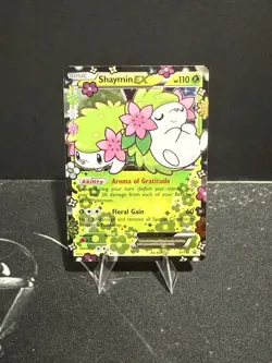 Pokemon TCG Shaymin EX Black Star Promo Card XY148 Holo - Image 1