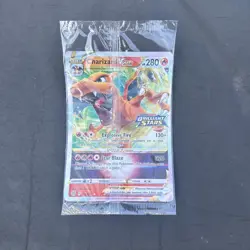 Pokemon TCG Jumbo Charizard VSTAR Holo Ultra Rare Card Brilliant Stars 018/172 - Image 1