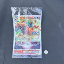Pokemon TCG Jumbo Charizard VSTAR Holo Ultra Rare Card Brilliant Stars 018/172 - Image 2