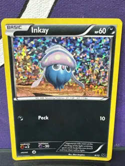 Inkay Promo McDonald's 2014 Pokemon Card 6/12 Promo Card - Image 1