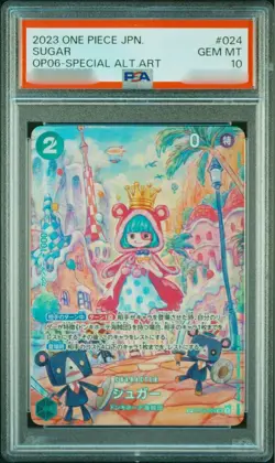 PSA 10 Sugar SR SP OP04-024 Wings of the Captain 2023 ONE PIECE Card Japanese - Image 1