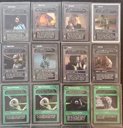STAR WARS COLLECTIBLE CARD GAME DARK SIDE LOT DEATH STAR EXECUTOR JABBA - Image 4
